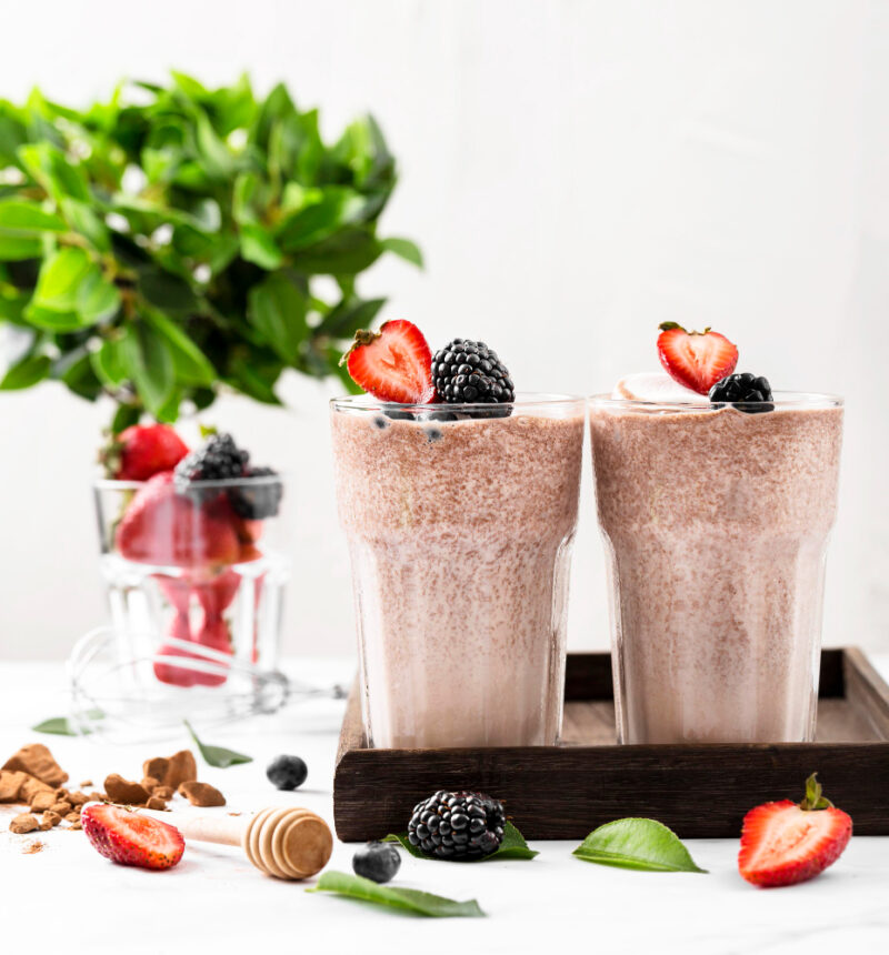 dark chocolate health benefits and smoothies!